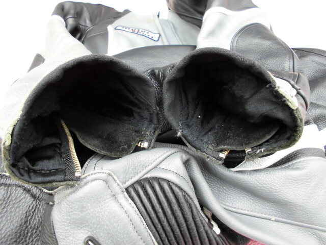 クシタニ レザージャケット レザーパンツ 上下セット LLサイズ ツーリングジャケット KUSHITANI 革ジャケットの画像6