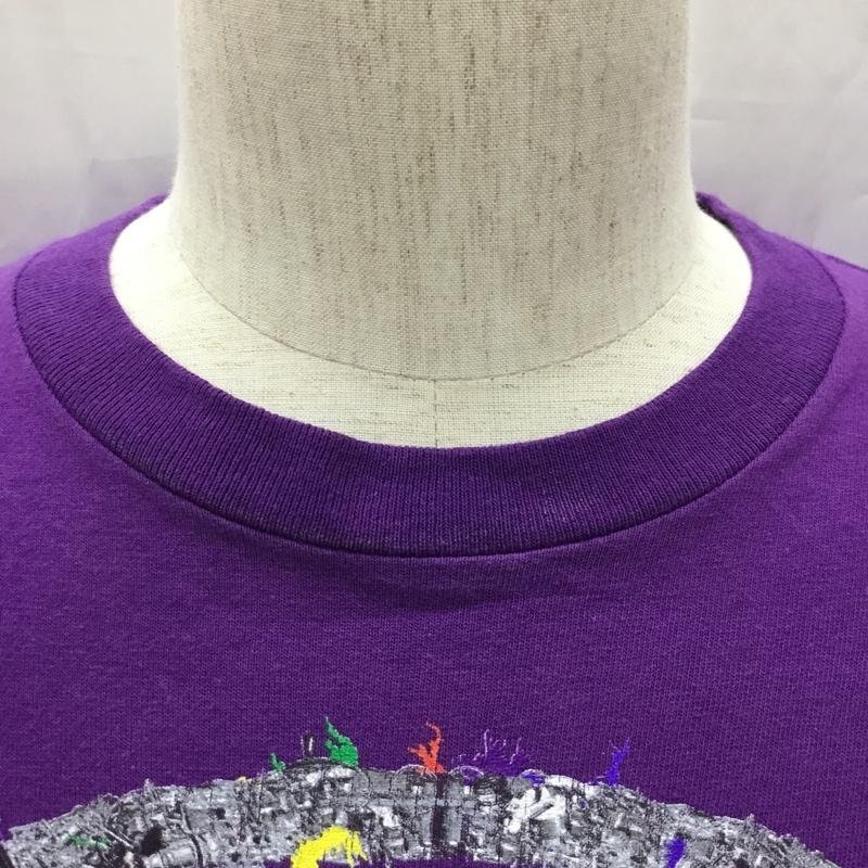 STUSSY XL ステューシー Tシャツ 半袖 半袖カットソー プリントTシャツ クルーネックカットソー T Shirt 紫 / パープル / 10108992の画像4