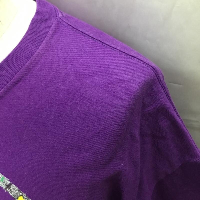 STUSSY XL ステューシー Tシャツ 半袖 半袖カットソー プリントTシャツ クルーネックカットソー T Shirt 紫 / パープル / 10108992の画像3