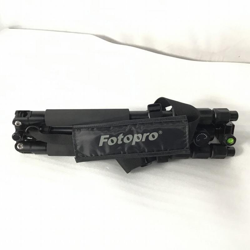 【未使用中古品】 / Fotopro カラーアルミ三脚 C-4i Plus 4段・中型 3kg 1300g ブラック 30017730_画像4