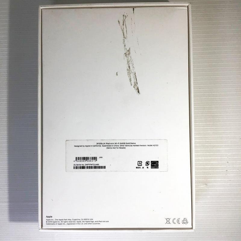 【展示品・中古品】 アップル / Apple iPad mini 第5世代 3F559J/A ゴールド 64GB 30017295の画像6