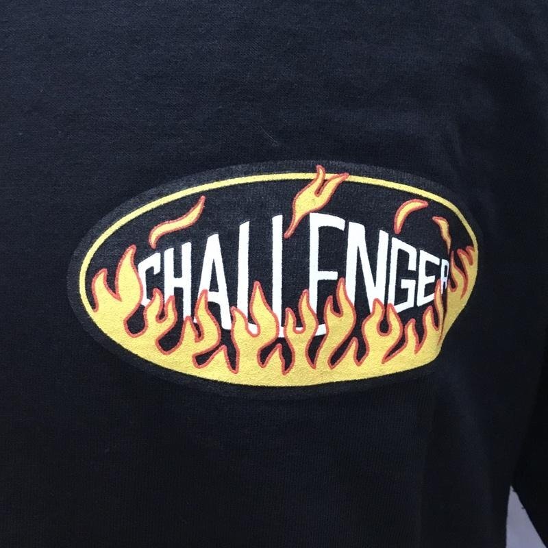 CHALLENGER L チャレンジャー Tシャツ 半袖 CLG-TS 021-027 Fire Tee タグ付き T Shirt 黒 / ブラック / 10109677_画像7