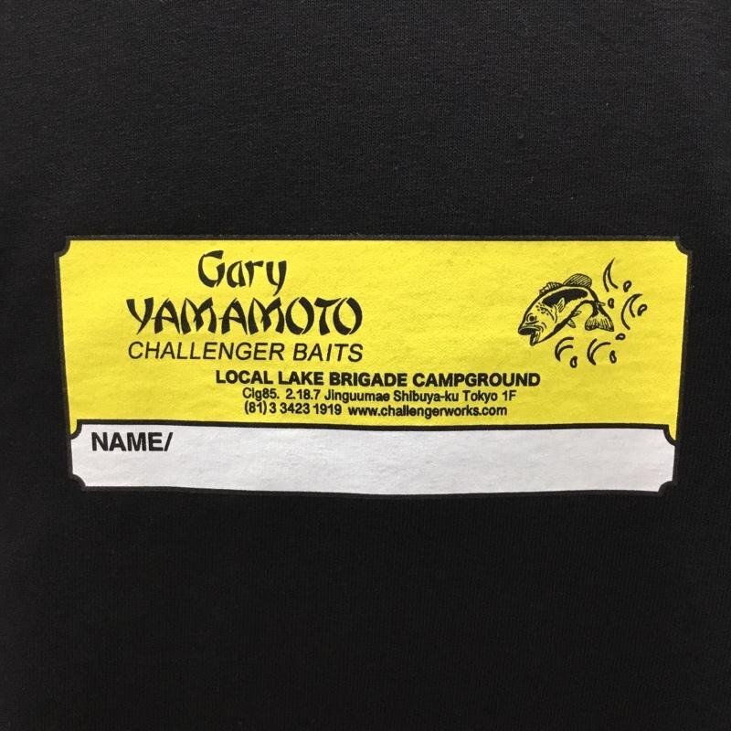 CHALLENGER L チャレンジャー Tシャツ 長袖 CLG-TS 022-014 Gary YAMAMOTO LS NAME TEE タグ付き T Shirt 黒 / ブラック / 10109678の画像7