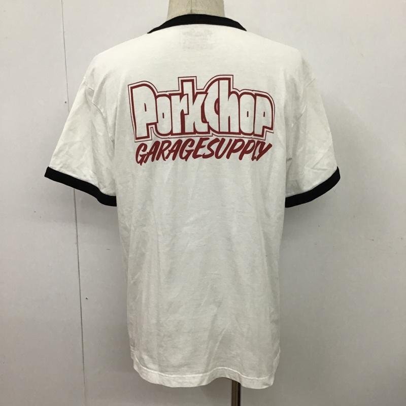 PORKCHOP GARAGE SUPPLY L ポークチョップガレージサプライ Tシャツ 半袖 リンガーTシャツ バックプリント 豚 T Shirt 10097093の画像2