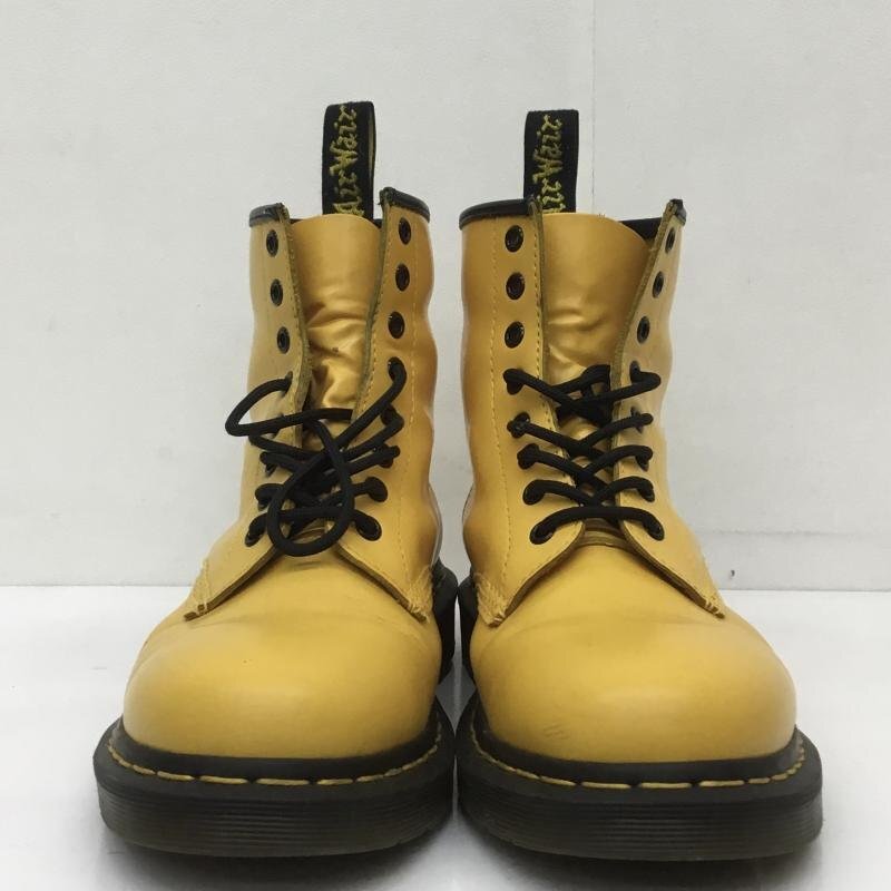 Dr.Martens US：9 ドクターマーチン 革靴 革靴 1460 8EYE BOOT YELLOW 24614700 Leather Shoes 黄 / イエロー / 10110126_画像2