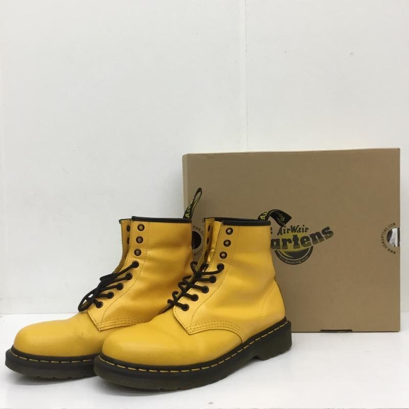 Dr.Martens US：9 ドクターマーチン 革靴 革靴 1460 8EYE BOOT YELLOW 24614700 Leather Shoes 黄 / イエロー / 10110126_画像1