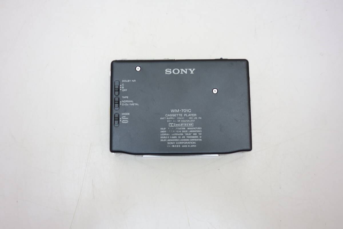 ★☆SONY ソニー WALKMAN ウォークマン WM-701C 黒 ジャンク品☆★の画像6