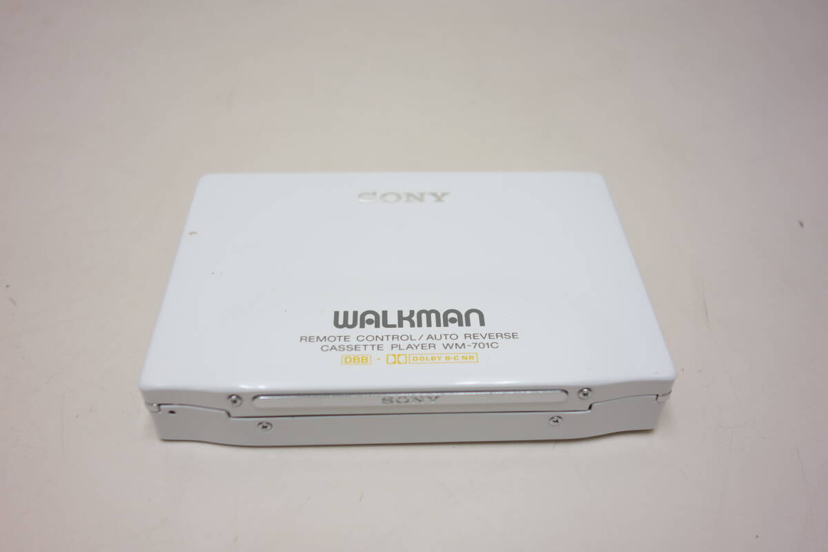 ★☆SONY ソニー WALKMAN ウォークマン WM-701C 白 ジャンク品☆★の画像2