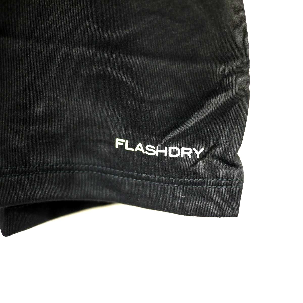 USA限定新品 THE NORTH FACE FLASHDRY 半袖Tシャツ (L) ブラック ノースフェイス CIRCULARDESIGN 快適フラッシュドライ 日本未発売 /ba12_画像6