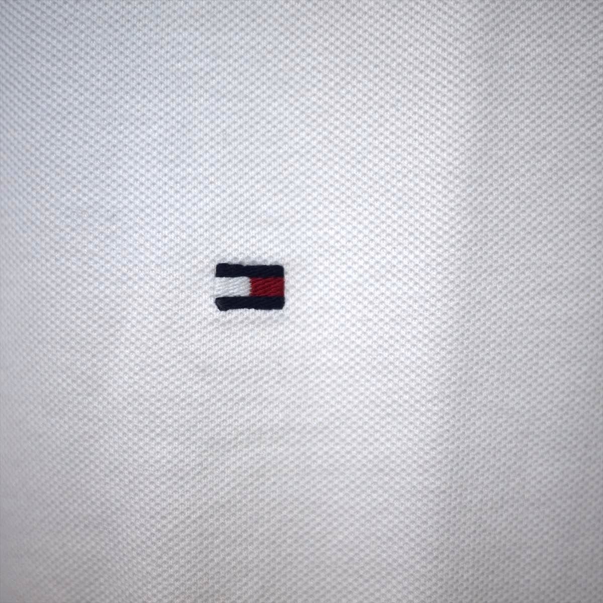 新品 トミーヒルフィガー 刺繍ロゴ 半袖 Tシャツ (XXXL) ホワイト TOMMY HILFIGER USAモデル /ba52_画像6