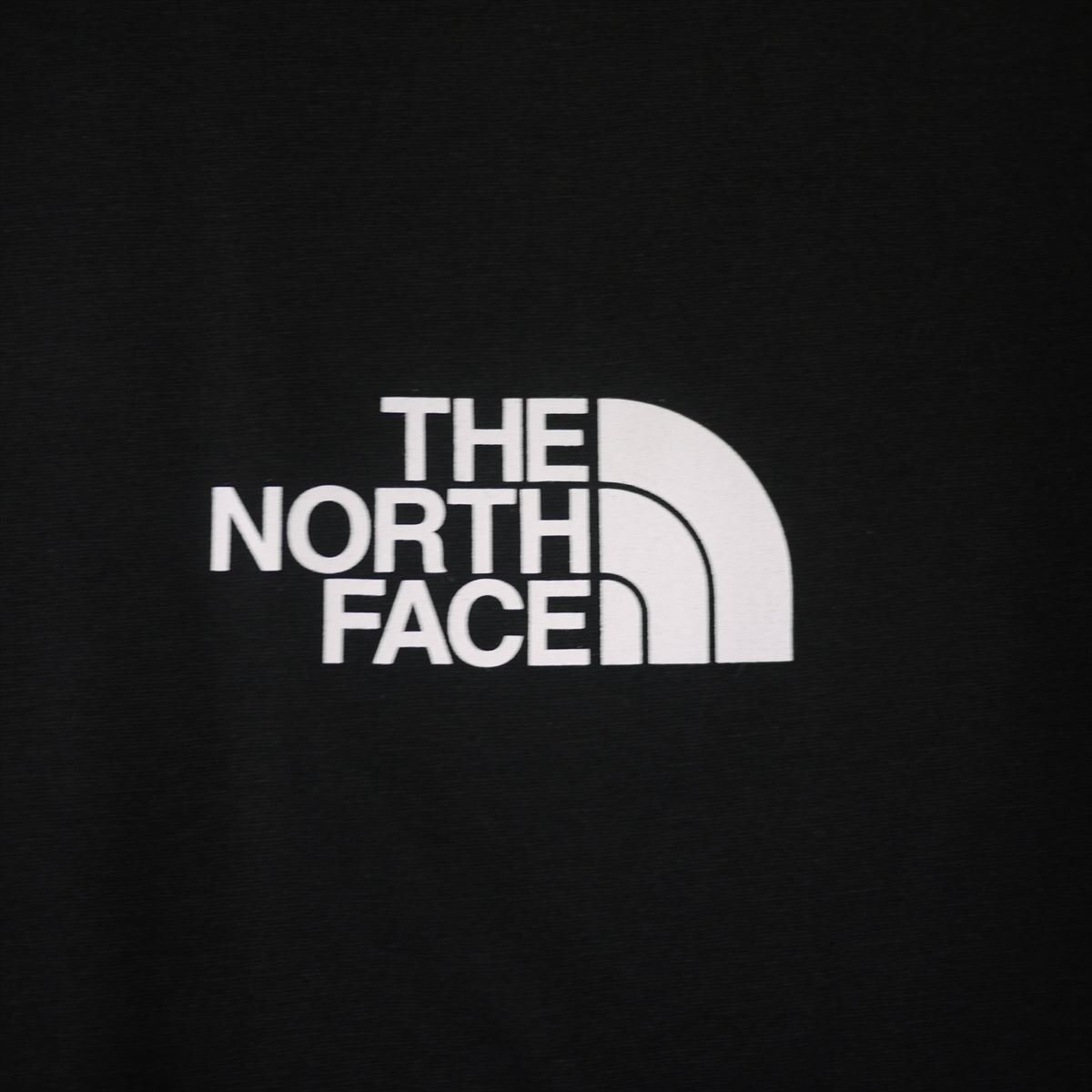 USA限定新品 THE NORTH FACE CIRCULARDESIGN BOXロゴ ハーフドーム 半袖Tシャツ (M) ブラック ノースフェイス 日本未発売 /ba57の画像6