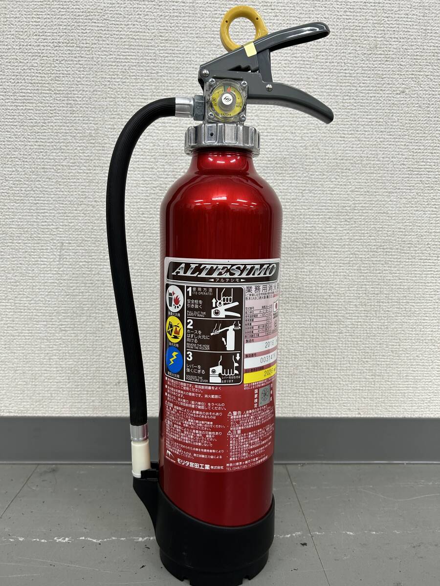 * powder ABC fire extinguisher *. pressure type *2016 year made * unused * Morita *MEA6* stock disposal *