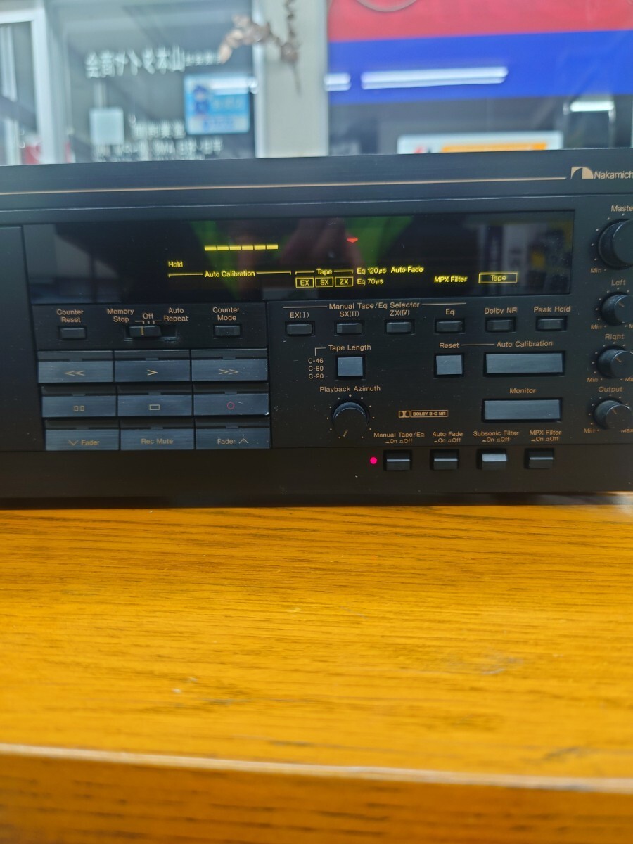 ナカミチ CR-70 カセットデッキ 3ヘッド Nakamichi CR-70 Discrete Head Cassette Deck 3Head 中古品 ジャンクの画像3