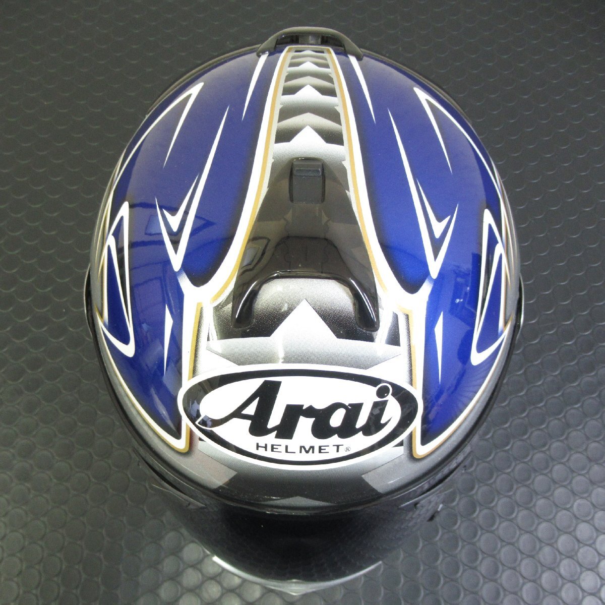 美品 Arai アライ VECTOR EAGLE BLUE ヘルメット M（57-58cm）Drudi Performance【 別付属シールド未使用 】_画像8