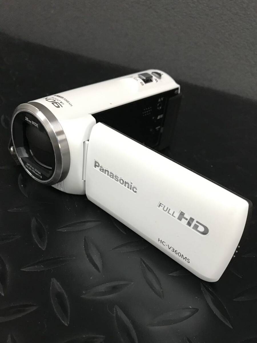 F45★Panasonic パナソニック HC-V360MS デジタルハイビジョンビデオカメラ 付属品なし 動作未確認_画像2