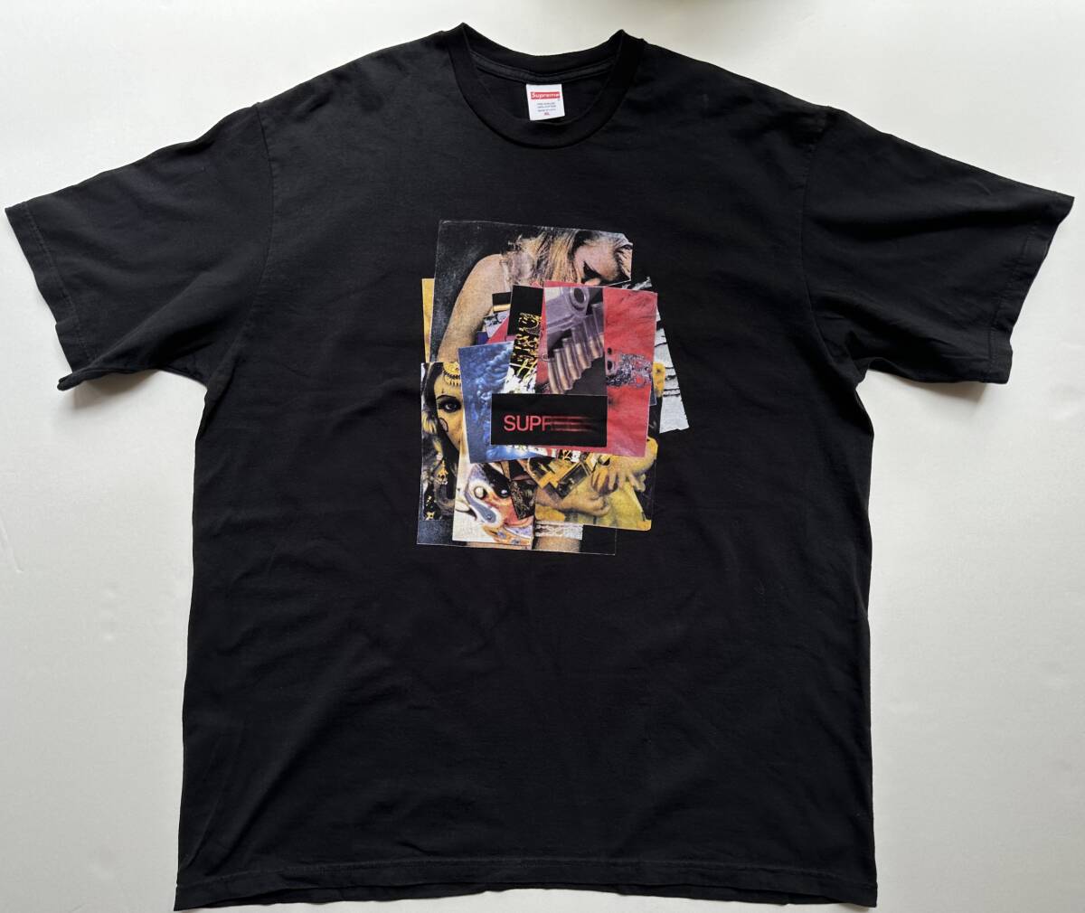 Supreme Stack Tee Black シュプリーム スタック Tシャツ ブラック XLサイズの画像1