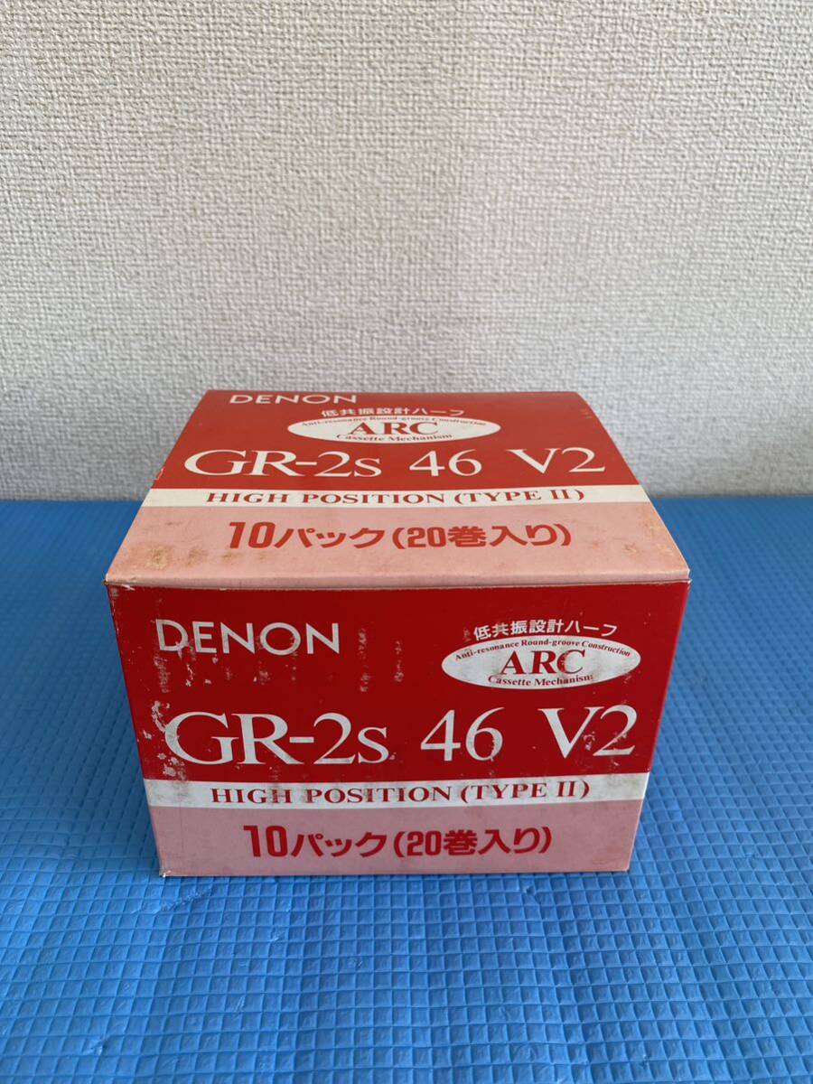 【新品未使用】　DENON GR-Ⅱs46 カセットテープ 10パック （20巻入り）管0002_画像7