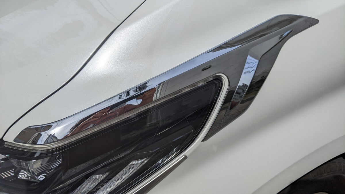 左 アルファード 30 後期 ヘッドライト レフト ガーニッシュ サイド カスタム パーツ ABS メッキ トヨタ 検索ワード MODELLISTA モデリスタの画像5