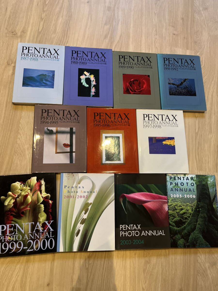  Pentax photograph yearbook PENTAX PHOTO ANNUAL 1987 year ~2006 year 11 pcs. set summarize 