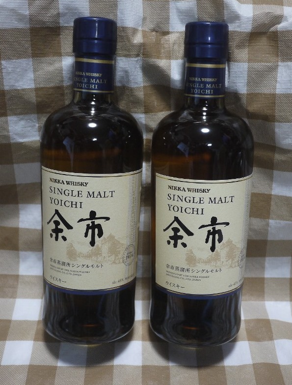 【送料無料・新品・未開栓】　ニッカウヰスキー　NIKKA　ニッカ　余市 2本セット　700ml 45% シングルモルト SINGLE MALT _画像3