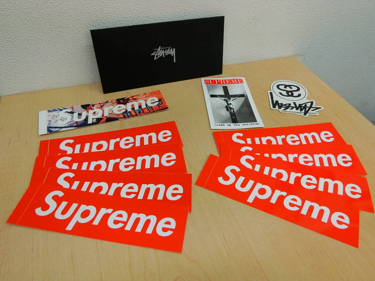 (733) 希少 レア ステッカー シール おまとめ Supreme シュプリーム Box Logo ステューシー STUSSY スケボー ファッション おしゃれの画像1