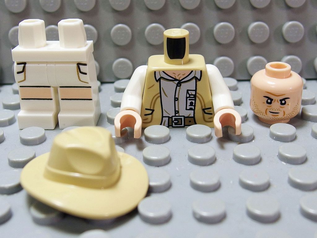 ★LEGO★ミニフィグ【ジュラシック ワールド】Robert Muldoon_A(jw115)_画像4