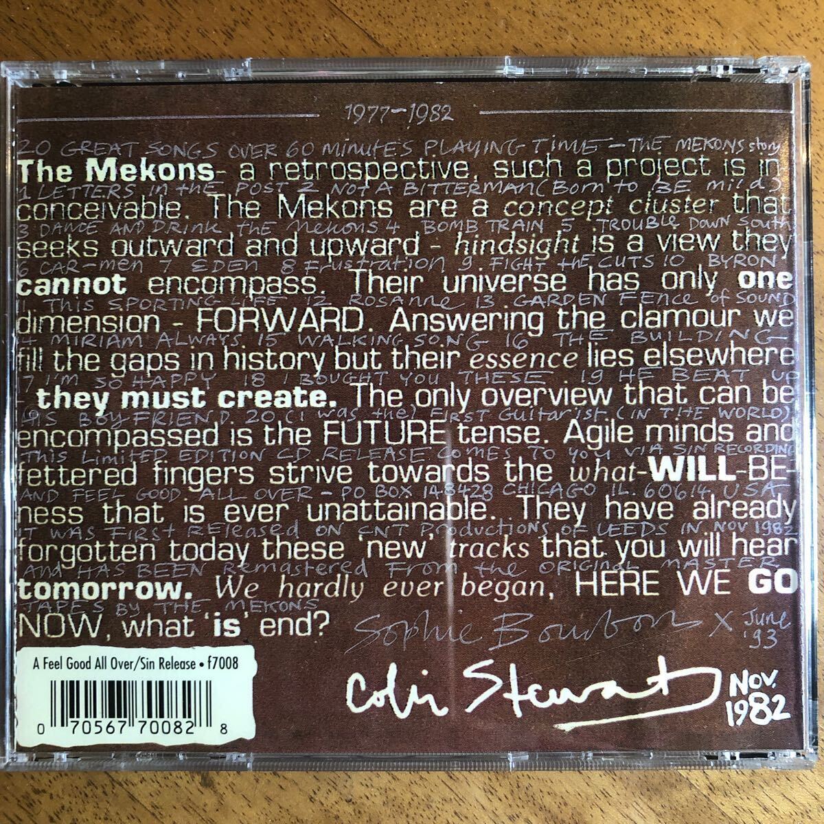 The Mekons Story・1983 Limited Edition◆輸入盤 送料185円_画像2