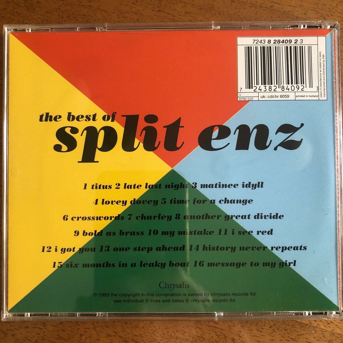 ◆スプリット・エンズ《The Best Of Sprit Enz》◆輸入盤 送料4点まで185円の画像2