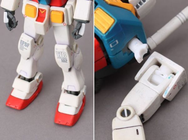 良品 機動戦士ガンダム ガンダム Gアーマー GUNDAM FIX FIGURATION フィックス RX-78 Gファイター G.F.F バンダイ フィギュア #60〇801_画像6