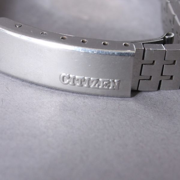 美品 CITIZEN シチズン 腕時計 稼働 4-700139 46g レディース シルバー 自動巻き 21石 ウォッチ ホワイト文字盤 #N※720の画像10