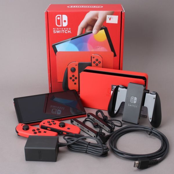 未使用 Nintendo Switch 有機ELモデル マリオレッド HEG-S-RAAAA スイッチ 任天堂 ゲーム機 本体 #60※841