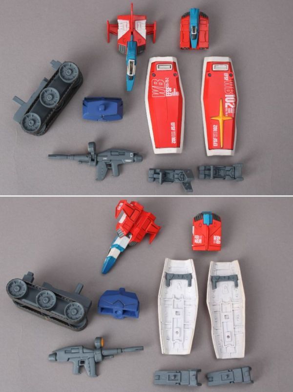 良品 機動戦士ガンダム ガンダム Gアーマー GUNDAM FIX FIGURATION フィックス RX-78 Gファイター G.F.F バンダイ フィギュア #60〇801の画像10