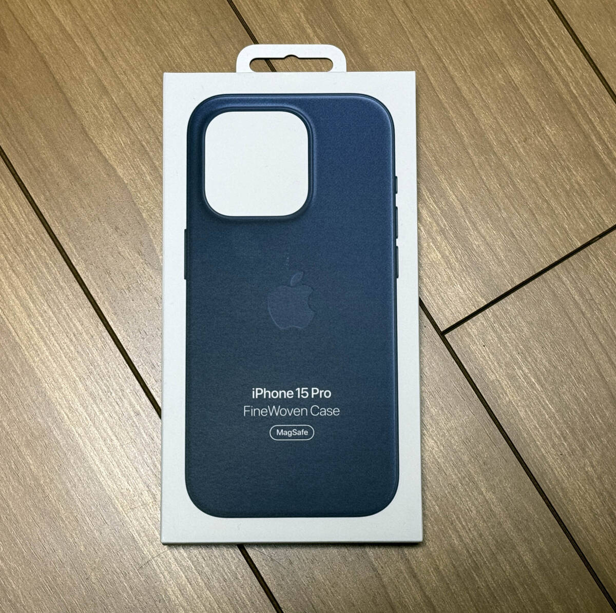 Apple iPhone 15 Pro用 FineWoven Case Pacific Blue MT4Q3FE/A アップル パシフィックブルー 未開封_画像1