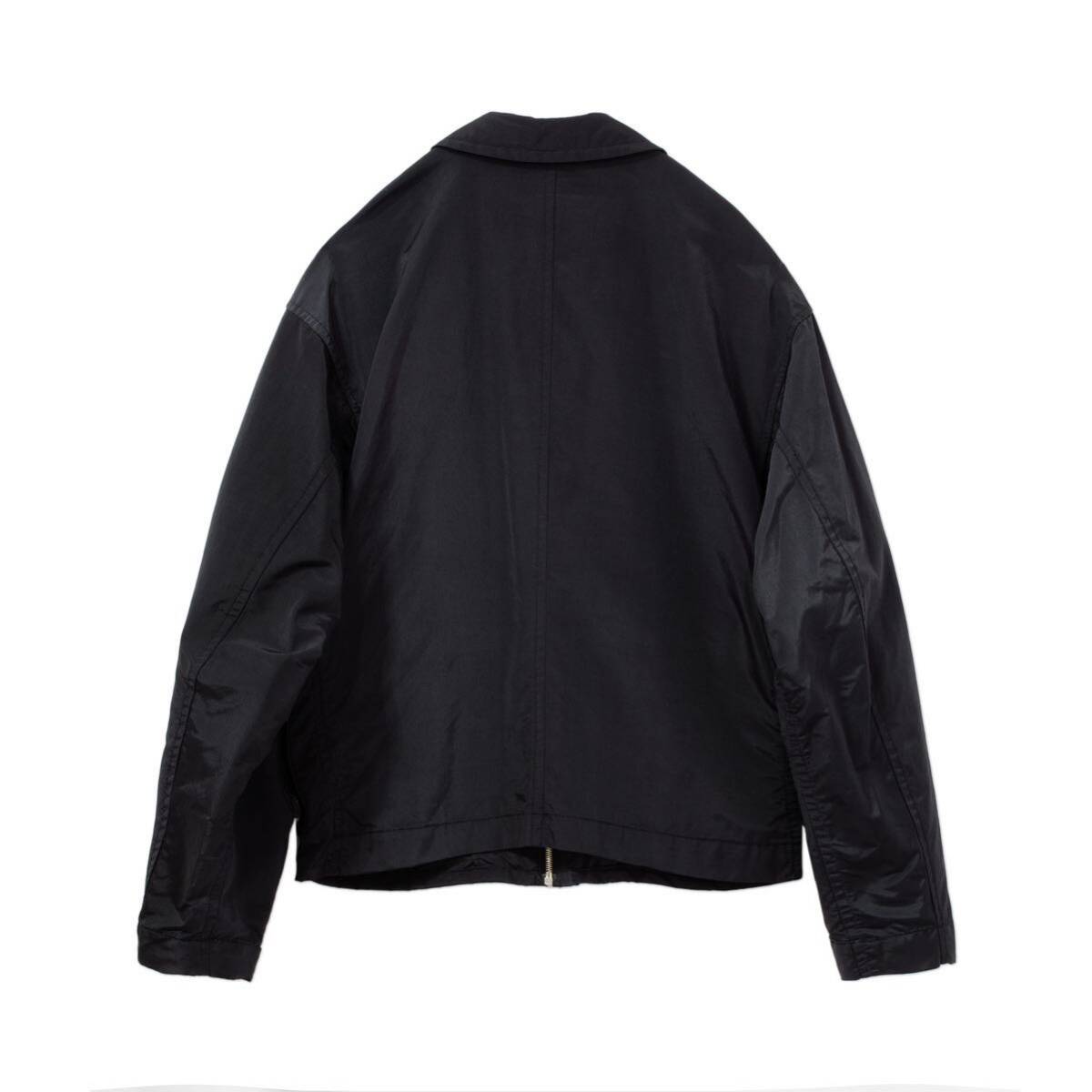 Gian Franco Ferre 90\'s detachable pockets bomber jacket free black vintage Gianfranco Ferre cotton nylon Tec blouson 