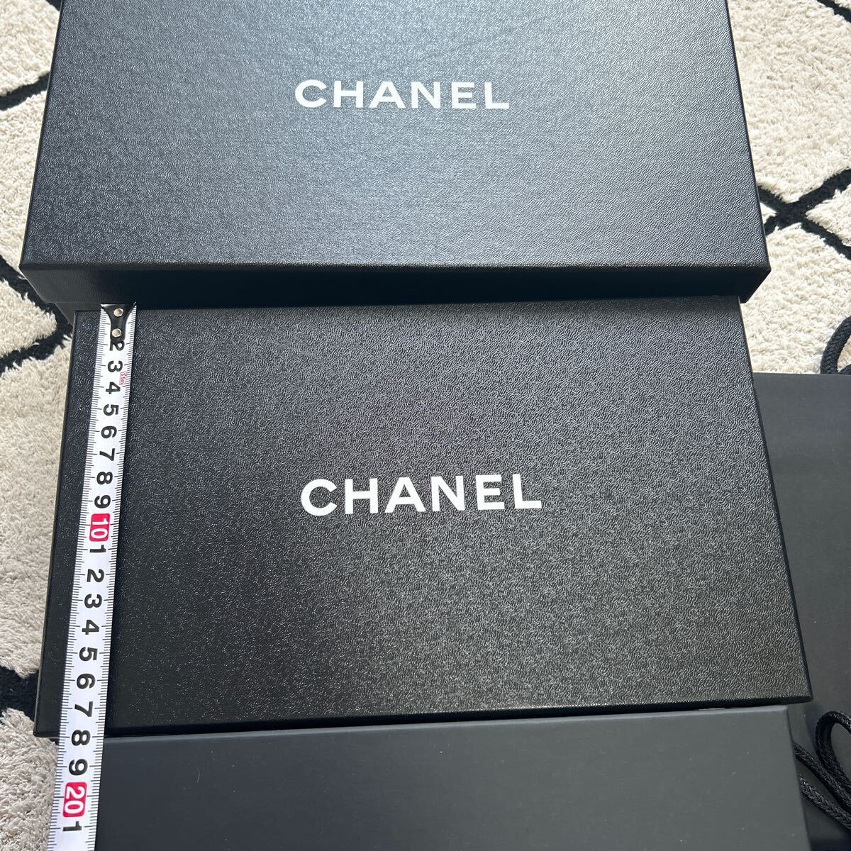 CHANEL シャネル ショッパー 空箱 BOX 空き箱 ブランド箱 リボン CHANELリボン 空箱まとめの画像8