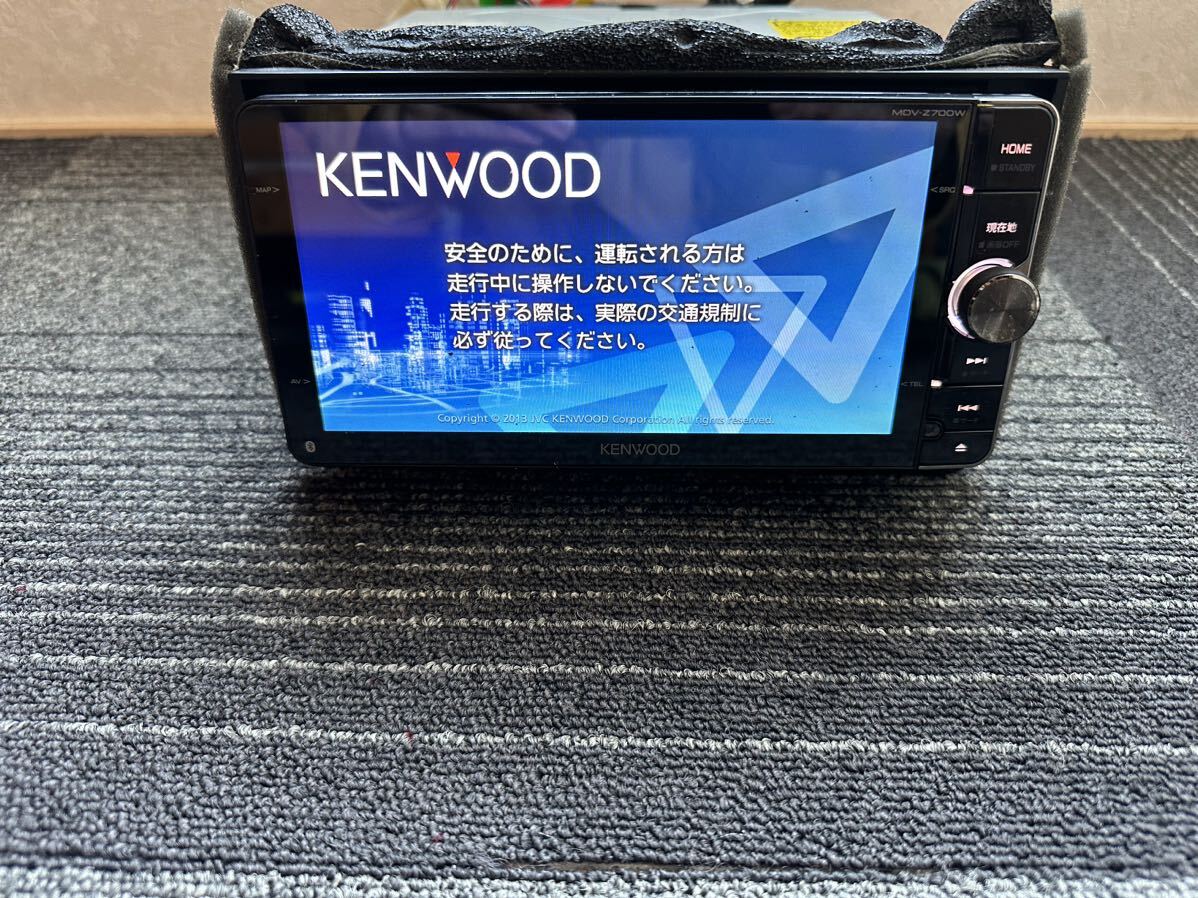 KENWOOD ケンウッド MDV-Z700W メモリーナビ フルセグ 2013年製 動作品 地図データ2012年の画像1