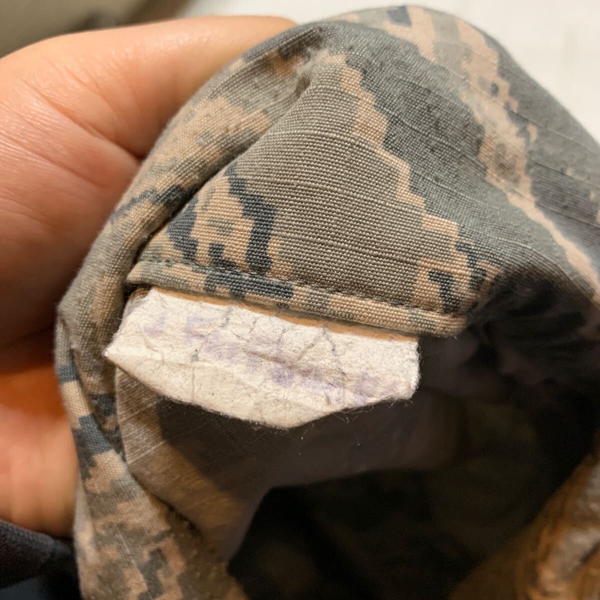 米軍実物 ABU迷彩 ミリタリージャケット 中古　上着_画像7