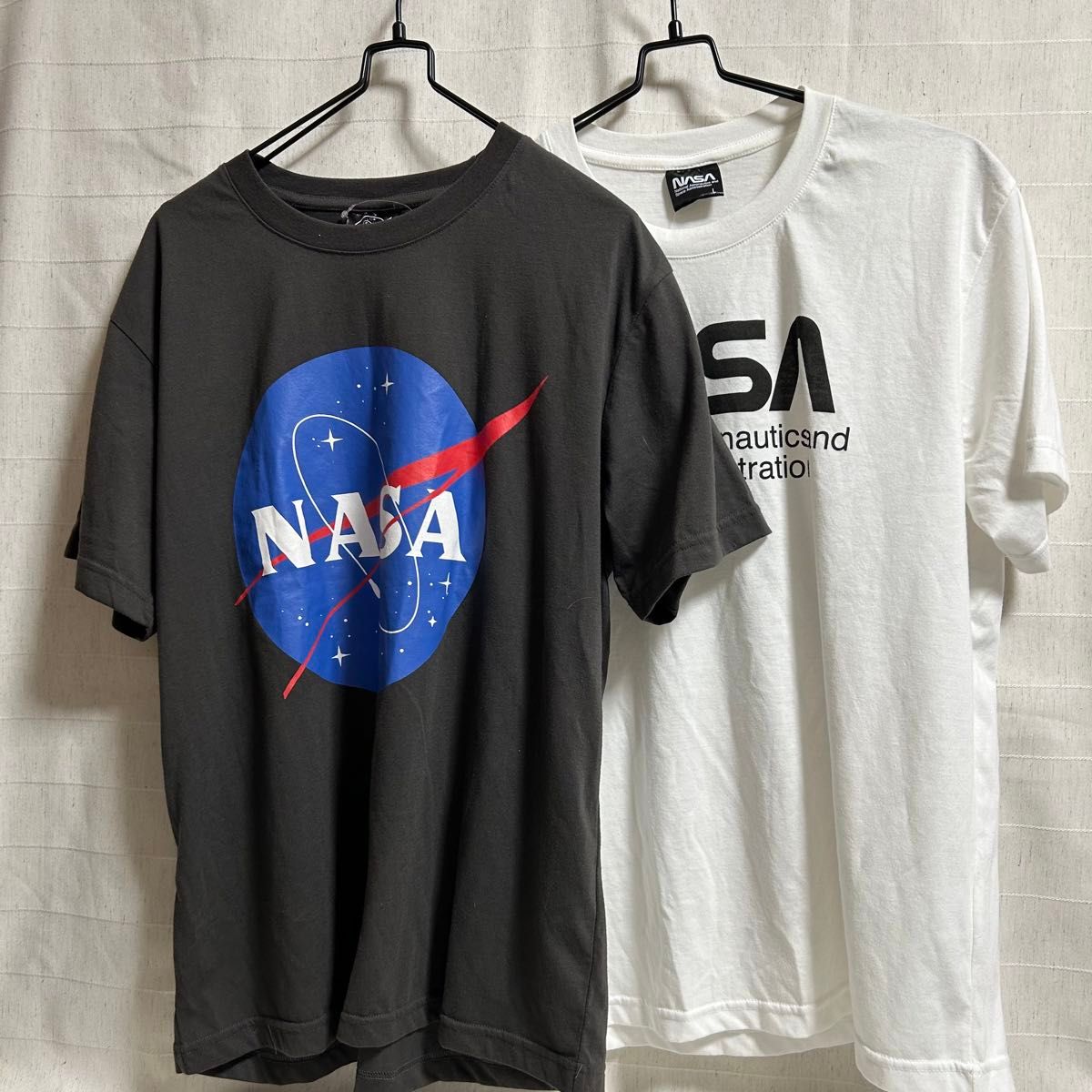 S11【NASA まとめ売り】紳士、メンズ半袖Tシャツ　2枚　Lサイズ【新品】