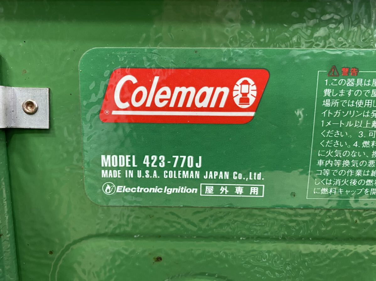 Coleman コールマン ツーバーナー コンロ コンパクトツーバーナー DX 423-770J 屋外専用の画像4