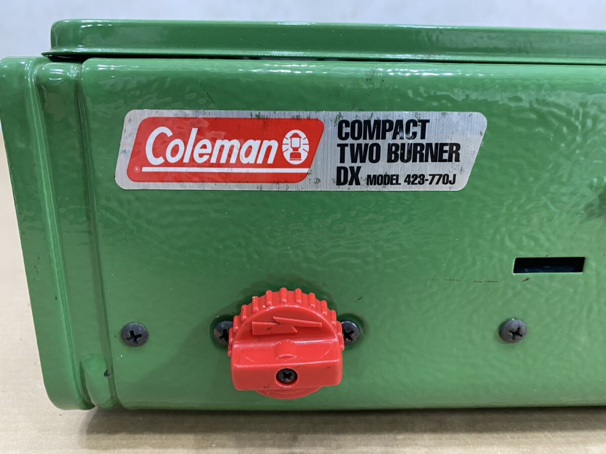 Coleman コールマン ツーバーナー コンロ コンパクトツーバーナー DX 423-770J 屋外専用の画像10