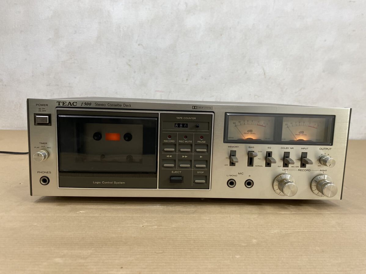 TEAC ティアック カセットデッキ オーディオ機器 F-500_画像2