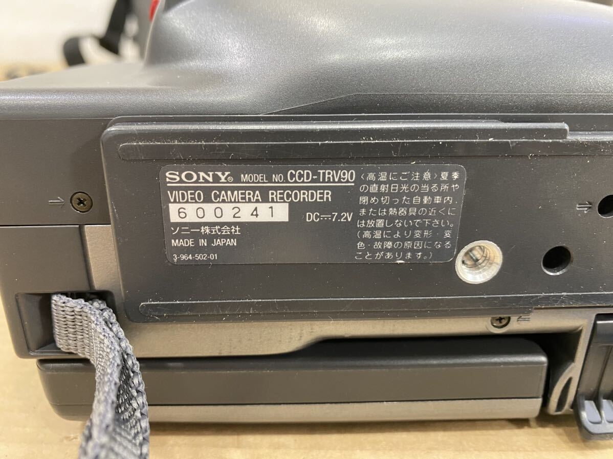 SONY ソニー ビデオカメラレコーダー CCD-TRV90 video Hi8 の画像9