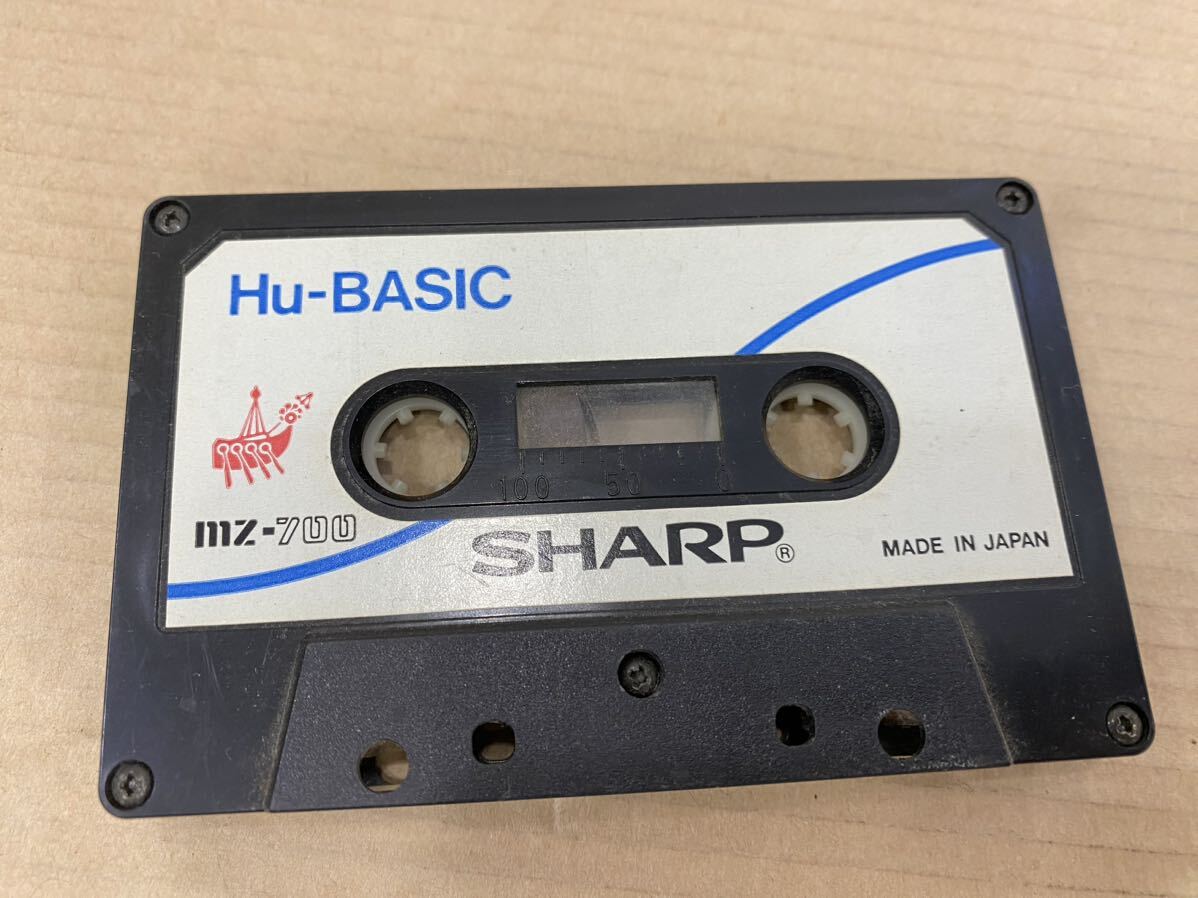 SHARP Hu-BASIC MZ-700 パソコンゲームソフト APPLICATIONS カセットソフトの画像4