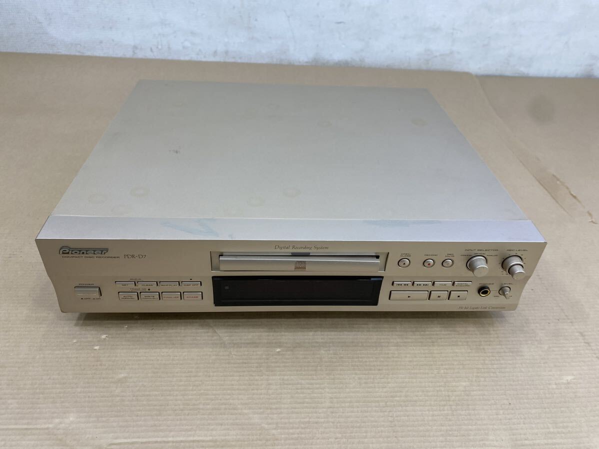 PIONEER パイオニア CDプレーヤー コンパクトディスクレコーダー PDR-D7_画像1