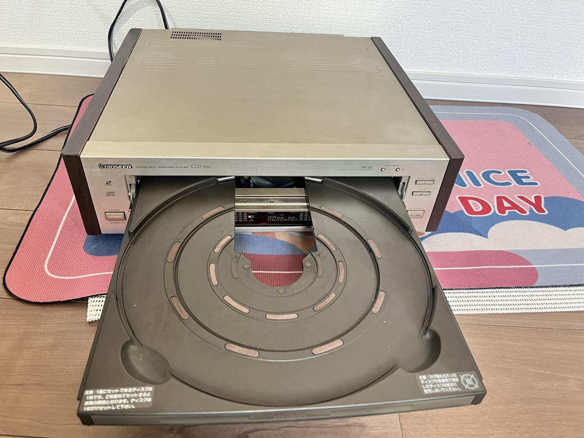 PIONEER パイオニア CLD-616 COMPATIBLE LASERDISC PLAYER レーザーディスク プレイヤー LD LaserDiscの画像2