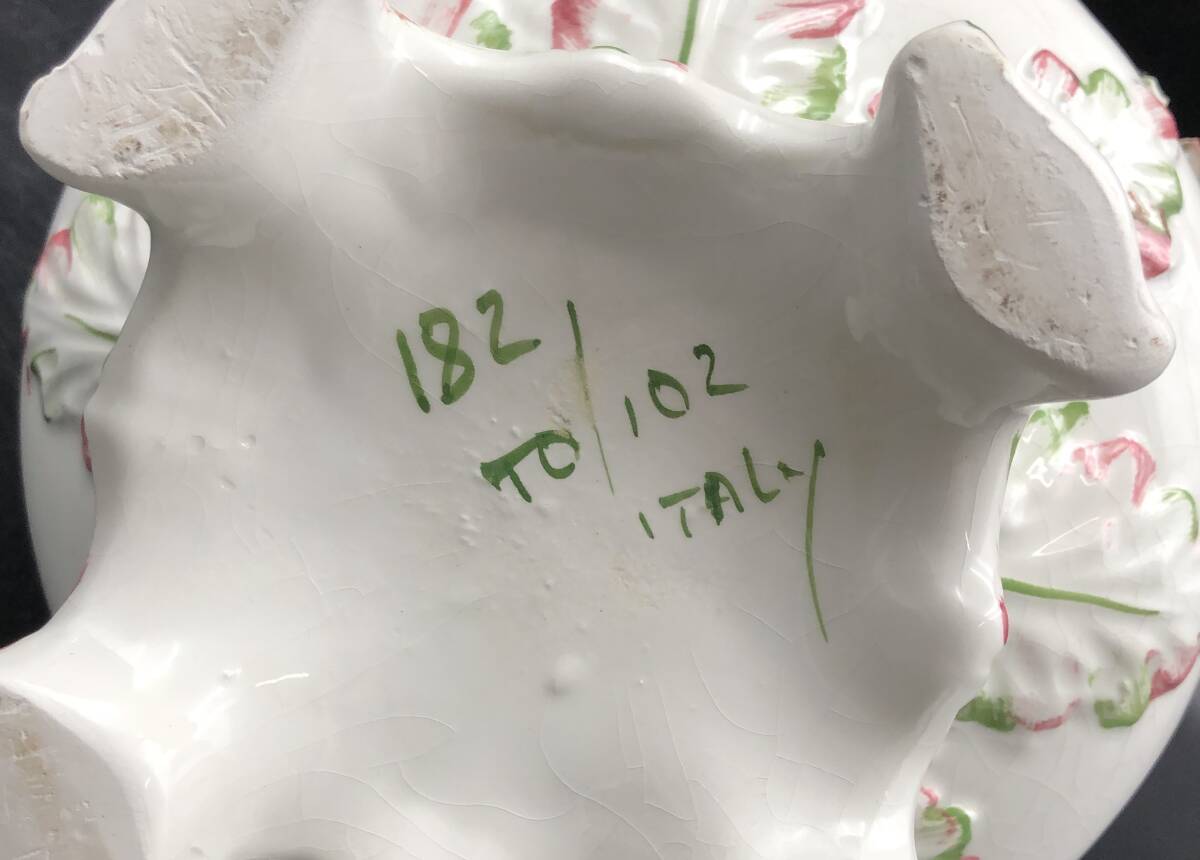 7701707-1【イタリア製】水差し/花瓶/花器/バラ/35cm/インテリア/オブジェの画像8