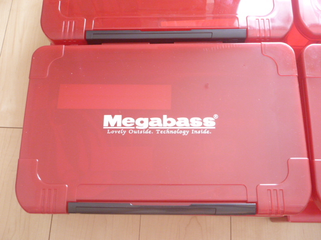 新品4個セット メガバス Megabass ランカーランチボックス LUNKER LUNCH BOX 2023 福袋 MB-3043NDDM REDの画像2