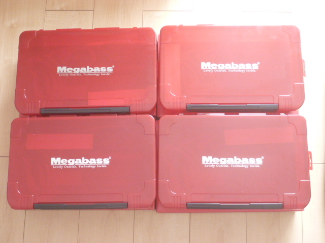 新品4個セット メガバス Megabass ランカーランチボックス LUNKER LUNCH BOX 2023 福袋 MB-3043NDDM REDの画像1