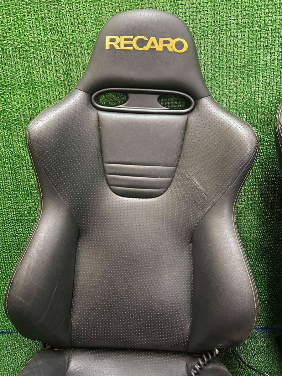  Recaro seat SP-JC 350limited2 cabrio driver`s seat & passenger's seat semi bucket seat electric seat leather seat 2 legs rare seat cheap 