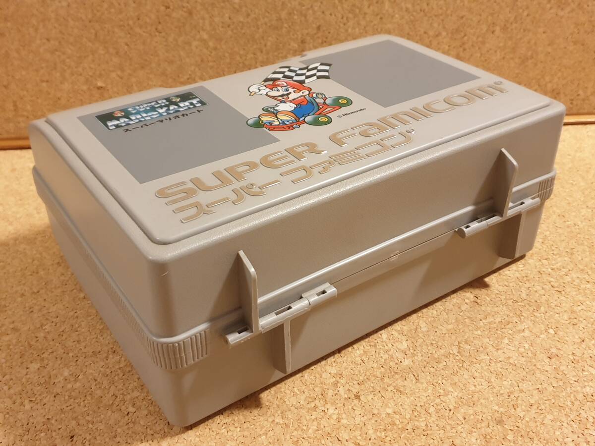  Super Famicom storage case super Mario Cart nintendo that time thing case 